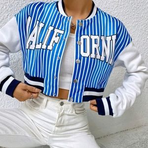 Crop Varsity Jacket